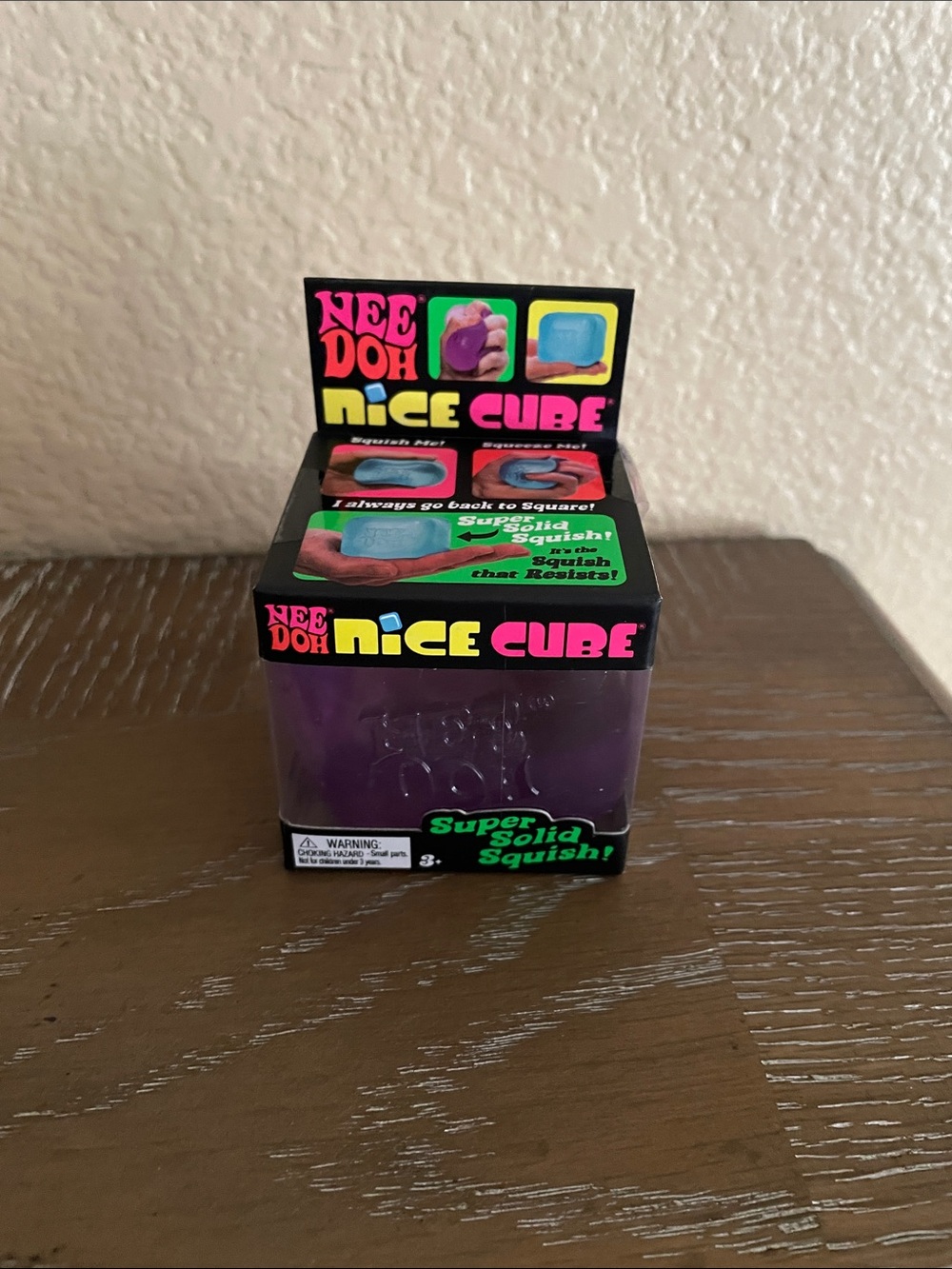 NeeDoh Nice Cube Purple Super Solid Squish